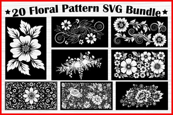 20 Floral Pattern SVG Bundle: Graphics and Illustrations Review