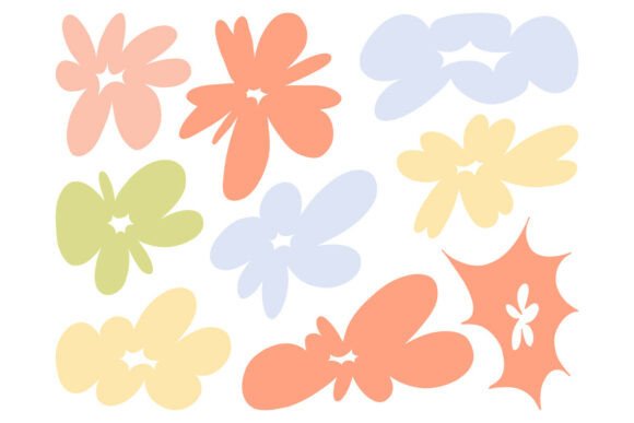 Abstract Floral Blob Shapes Set SVG Pack Review