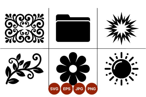 Black White Swirl Floral Folder Review