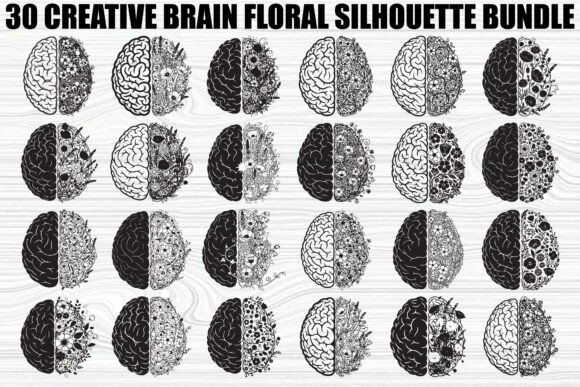 Creative Brain Floral Bundle: Graphics and Illustrations for Sellers