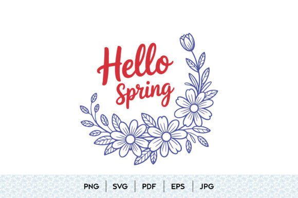 Hello Spring Floral SVG Design Review