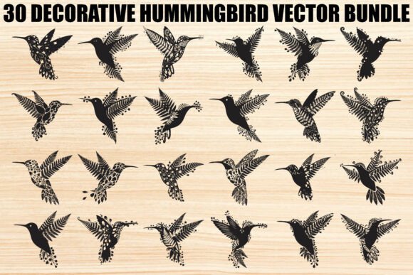 Review: Decorative Floral Hummingbird Bundle